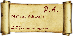 Pável Adrienn névjegykártya