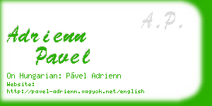 adrienn pavel business card