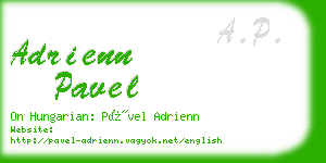 adrienn pavel business card